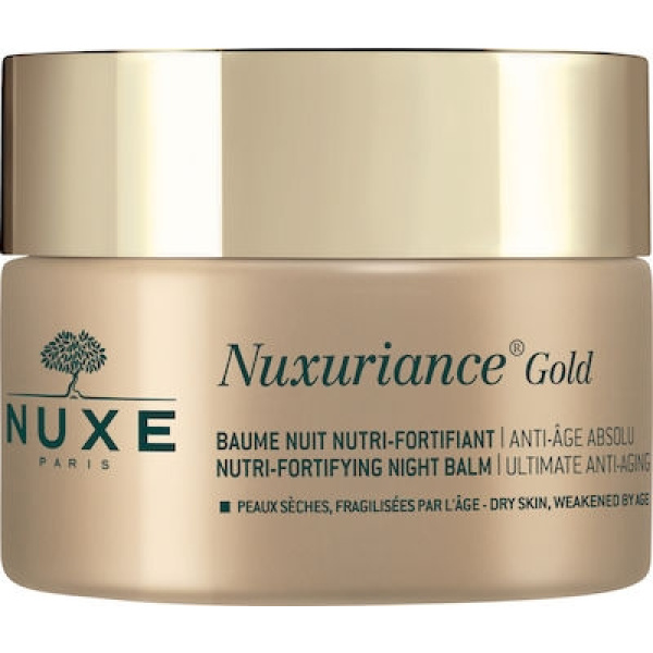 NUXE Nuxuriance Gold Ultimate Anti-Aging Nutri-Fortifying Night Balm, Αντιγηραντικό Balm Νύχτας για Θρέψη & Ενυδάτωση 50ml