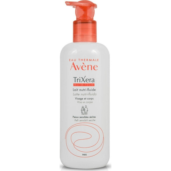 AVENE Trixera Nutrition Λεπτόρρευστο Θρεπτικό Γαλάκτωμα για Ξηρό/Πολύ Ξηρό Δέρμα, 400ml