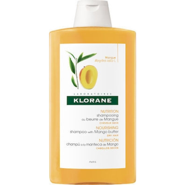 KLORANE Mangue Nourishing Dry Hair Shampoo Σαμπουάν για Ξηρά Μαλλιά με Μάνγκο, 400ml