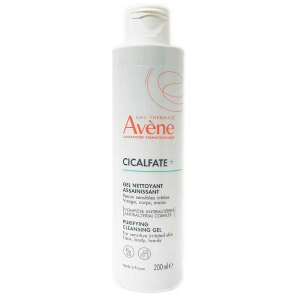 AVENE Cicalfate+ Gel Nettoyant Assainissant Απολυμαντικό Τζελ Καθαρισμού για Ευαίσθητο & Ερεθισμένο Δέρμα, 200ml