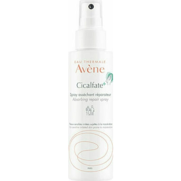 AVENE Cicalfate+ Absorbing Repair Spray Ξηραντικό - Επανορθωτικό Σπρέι για το Ερεθισμένο Δέρμα, 100ml
