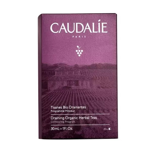 CAUDALIE Draining Organic Herbal Teas Τσάι Αποτοξίνωσης, 30gr