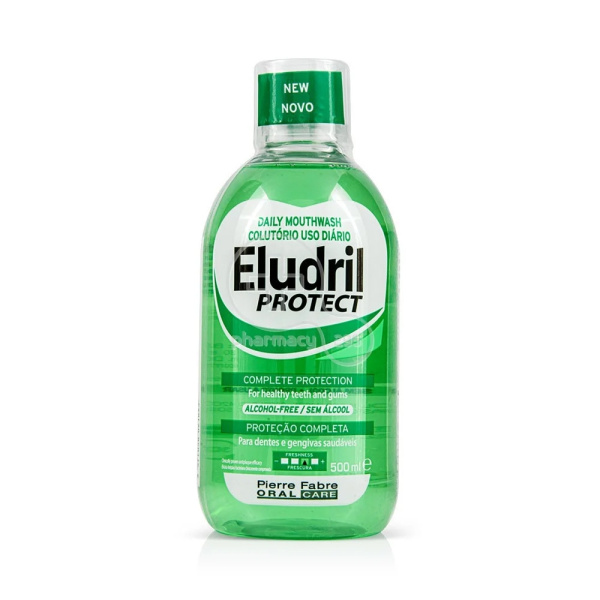 ELGYDIUM Eludril Protect Mouthwash Στοματικό Διάλυμα για Ολοκληρωμένη Προστασία 500ml