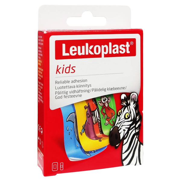 LEUKOPLAST Kids Παιδικά Αυτοκόλλητα Επιθέματα για Μικροτραυματισμούς σε 2 Μεγέθη,12 τεμάχια