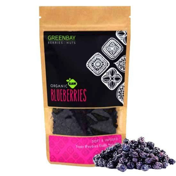 GREENBAY Blueberries - Μύρτιλα αποξηραμένα (125γρ)