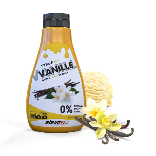 ELEVENFIT Syrup με γεύση Vanille (Βανίλια) 425ml