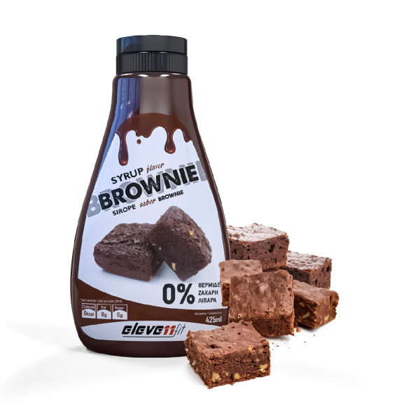 ELEVENFIT Syrup με γεύση Brownies 425ml