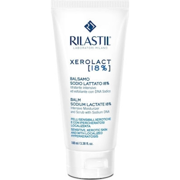 RILASTIL Xerolact Balm Sodium Lactate 18% Βάλσαμο σώματος για τη Ξηροδερμία & την τοπική Υπερκεράτωση, 100ml