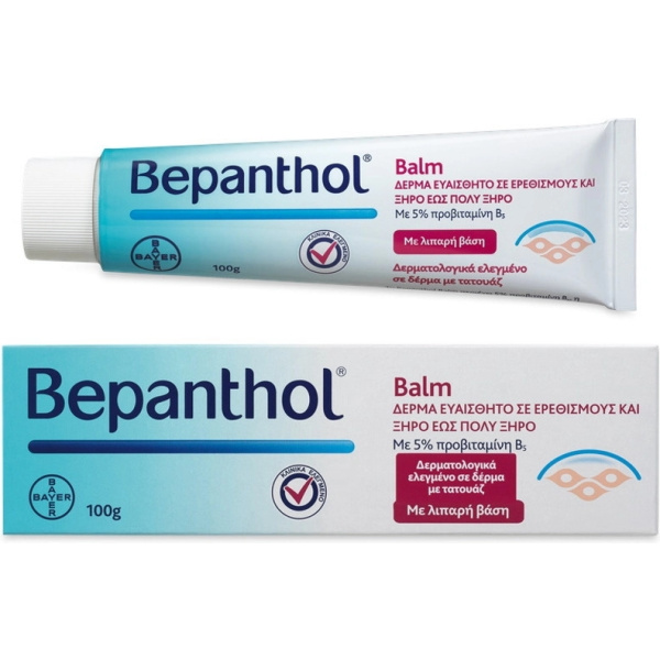 BEPANTHOL Protective Balm Αλοιφή για Ανάπλαση & Ενυδάτωση του Ξηρού & Ευάισθητου σε Ερεθισμούς Δέρματος, 100gr