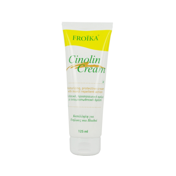 FROIKA Cinolin Cream Ενυδατική Προστατευτική Κρέμα με Εντομοαπωθητική Δράση, 125ml