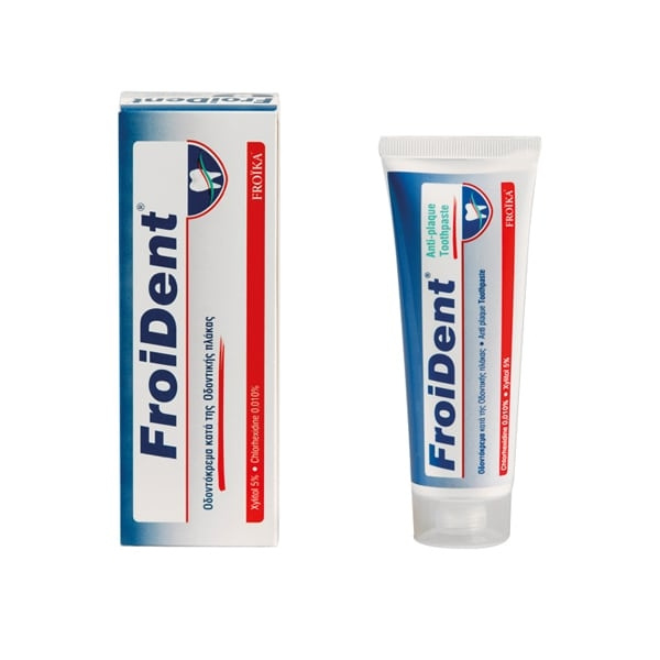 FROIKA Froident Anti-plaque Toothpaste Οδοντόκρεμα Κατά της Οδοντικής Πλάκας 75ml