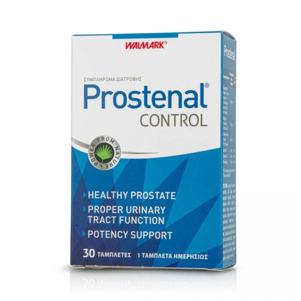 WALMARK Prostenal Control Συμπλήρωμα Διατροφής για την Καλή Λειτουργία του Προστάτη & την Σεξουαλική Ικανότητα, 30tabs