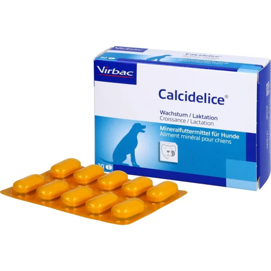 VIRBAC Calci Delice, Διατροφικό συμπλήρωμα ιχνοστοιχείων, 30tabs