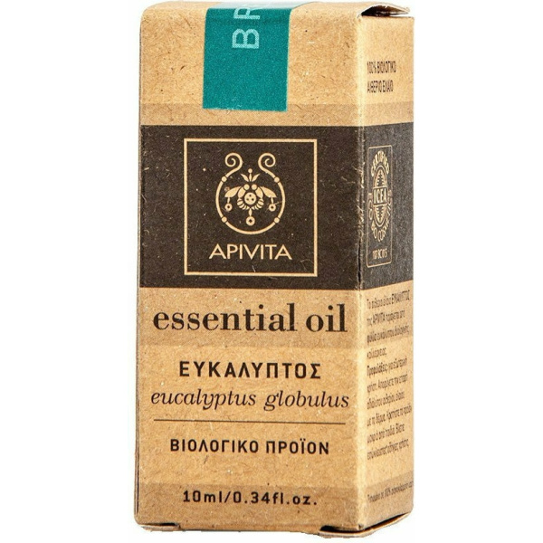 APIVITA Essential Oil Eucalyptus Αιθέριο Έλαιο Ευκάλυπτος, 10ml