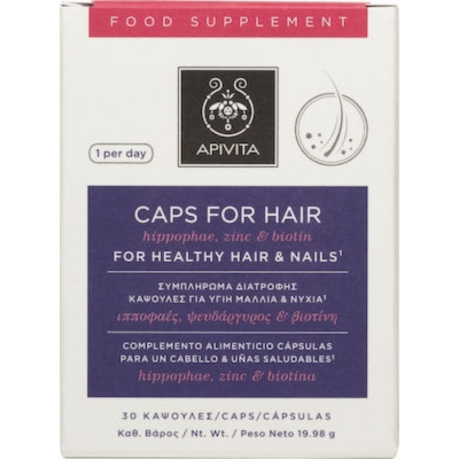 APIVITA Caps for Hair, 30caps