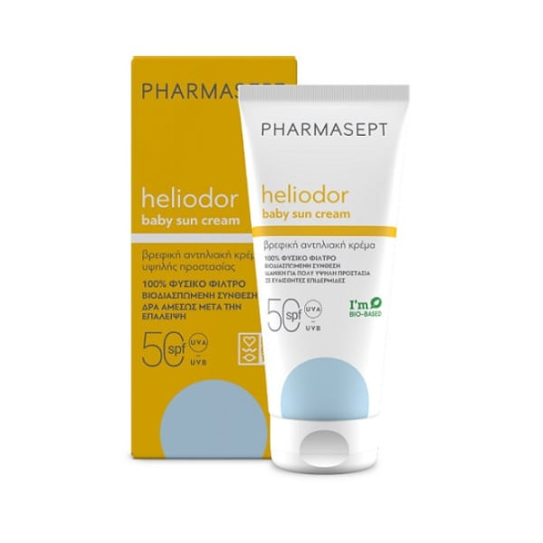 PHARMASEPT Heliodor Baby Sun Cream Spf50 Βρεφική Αντηλιακή Κρέμα, 100ml