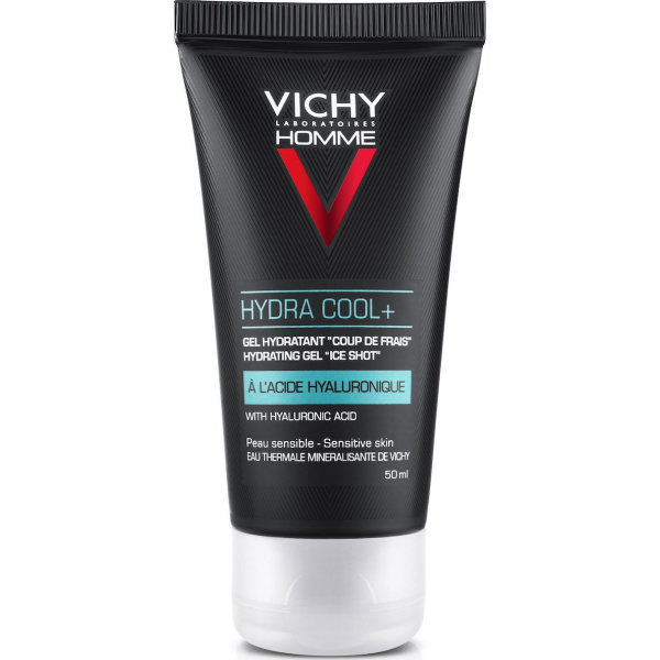 VICHY Homme Hydra Cool+ Ενυδατικό Τζελ για Άμεση Αίσθηση Δροσιάς, 50ml