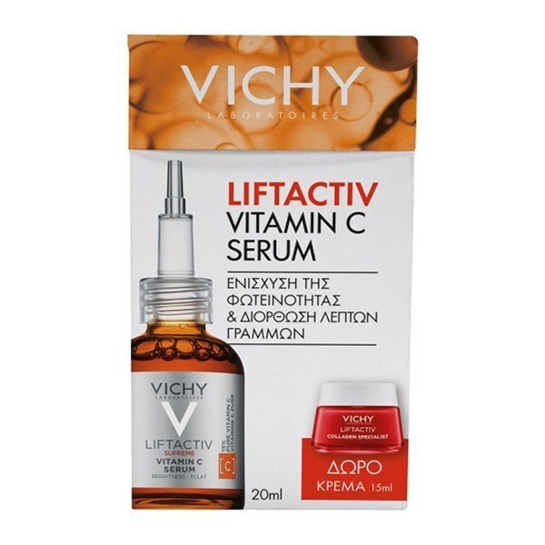 VICHY Promo Liftactiv με Vitamin C Serum 20ml & Δώρο Collagen Specialist Κρέμα Ημέρας 15ml
