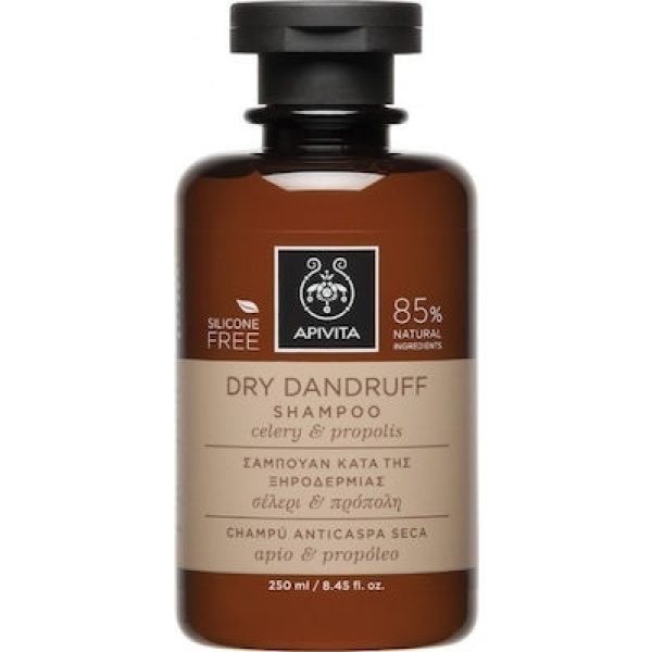 APIVITA Dry Dandruff Shampoo with Celery & Propolis Σαμπουάν Κατά της Ξηροδερμίας με Σέλερι & Πρόπολη, 250ml