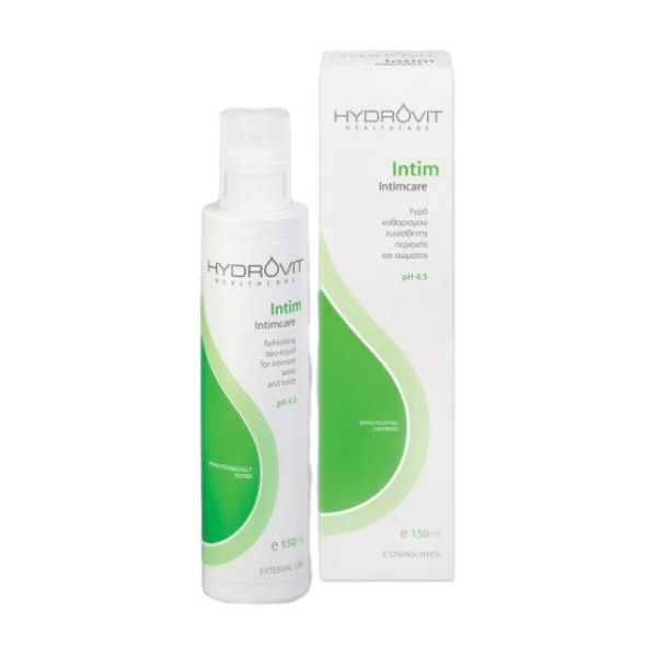 HYDROVIT Intim Intimcare Refreshing Deo Liquid pH4.5 Υγρό Καθαρισμού για την Ευαίσθητη Περιοχή & το Σώμα 150ml