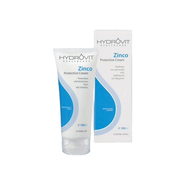 HYDROVIT Zinco Protective Cream Κρέμα για Πρόληψη & Προστασία από Ερεθισμούς του Δέρματος 100ml