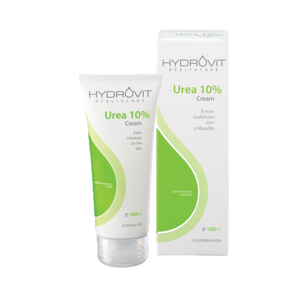 HYDROVIT Urea 10% Cream Κρέμα Έντονης Ενυδάτωσης για Ατοπική, Αφυδατωμένη & Ξηρή - Πολύ Ξηρή Επιδερμίδα 100ml
