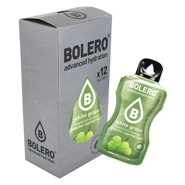 BOLERO Λευκό Σταφύλι - Χυμός σε σκόνη για 0,5L (Κουτί των 12) 3gr