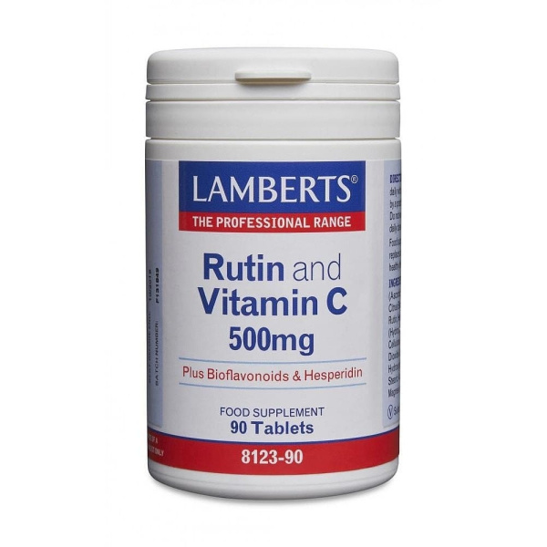 LAMBERTS Rutin and Vitamin C 500 mg plus Bioflavonoids 90 tabs