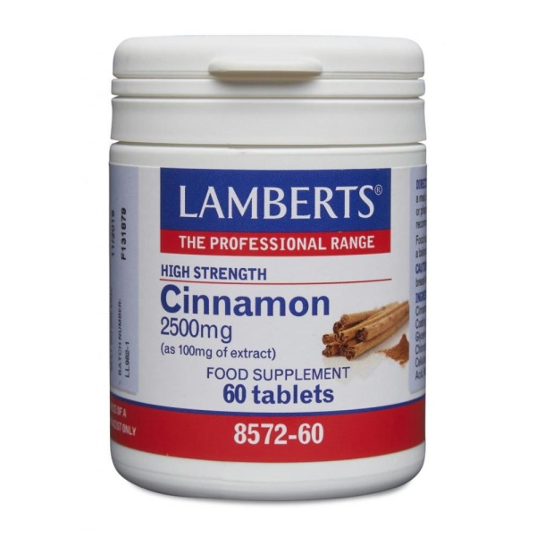 LAMBERTS Cinnamon 2500mg 60tabs