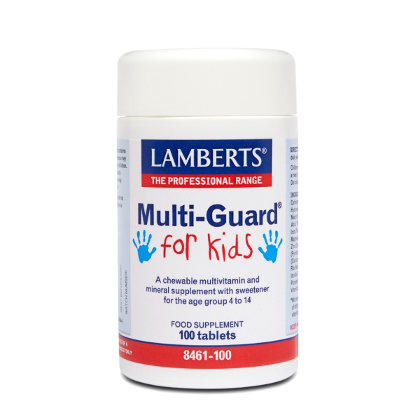 LAMBERTS Multi Guard for Kids Πολυβιταμίνες Για Παιδιά 100 Tabs