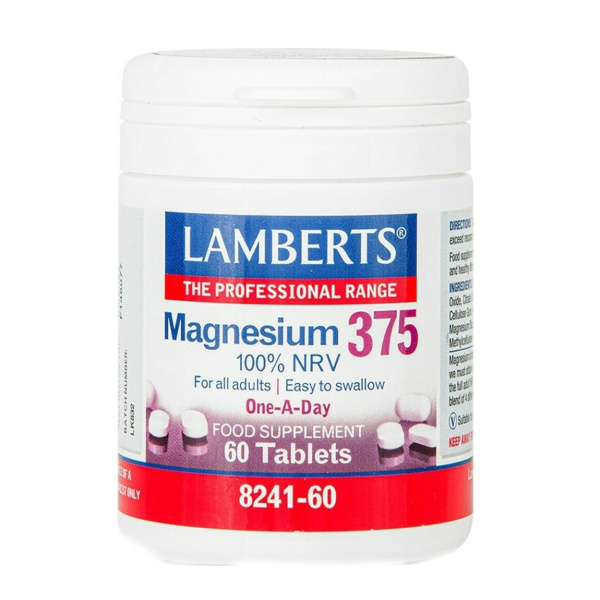 LAMBERTS Magnesium 375mg 100% NRV One A Day 60tabs
