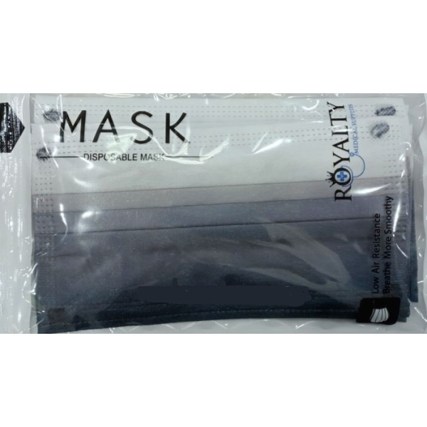 Μη-Ιατρικές Μάσκες Ombre μιας χρήσης με σχέδια 10τμχ-Black
