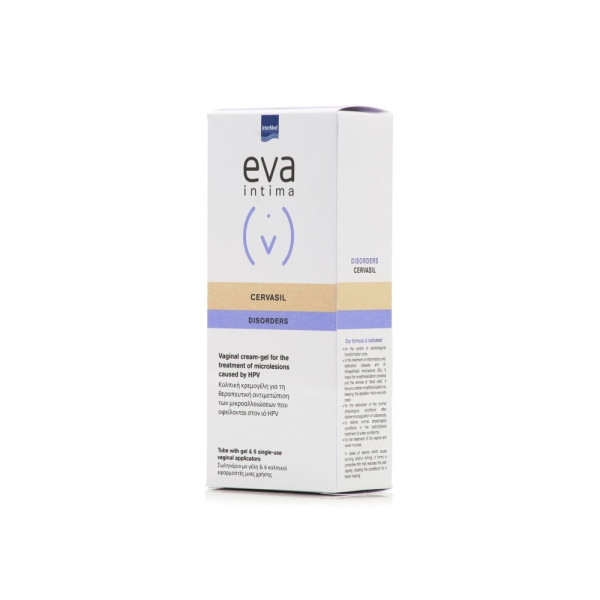 INTERMED Eva Intima Cervasil Vaginal Cream-Gel Κολπική Κρεμογέλη για Αλλοιώσεις από τον HPV 30ml