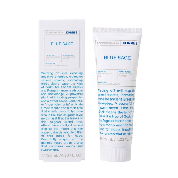 KORRES Blue Sage Aftershave Γαλακτωμα για μετα το ξυρισμα, 125ml