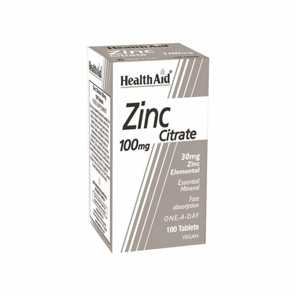 HEALTH AID Zinc Citrate 100mg