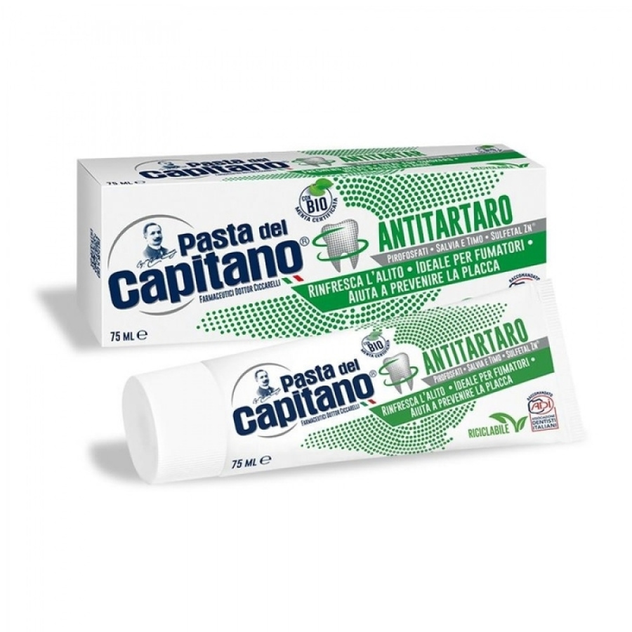 PASTA DEL CAPITANO Antitartaro Toothpaste κατά της Οδοντικής Πλάκας 75ml