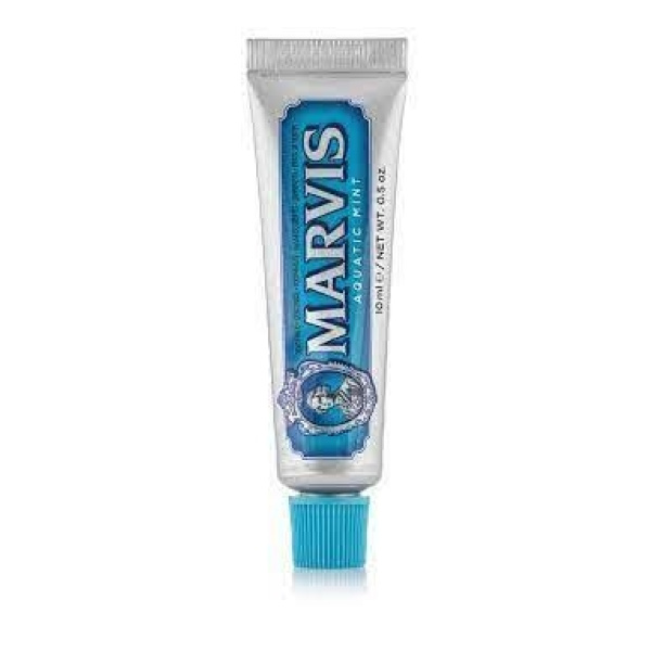 MARVIS Aquatic Mint Mini Toothpaste Οδοντόκρεμα με Γεύση Μέντα, 10ml