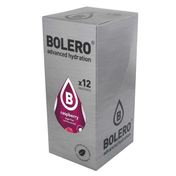 BOLERO RASPBERRY - Χυμός Σε Σκόνη για 1,5LT (Κουτί των 12) 9gr