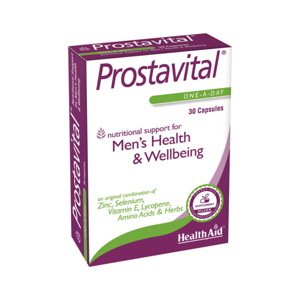 HEALTH AID Prostavital Συνδυασμός με Βιταμίνες, Μέταλλα και Αμινοξέα, 30caps