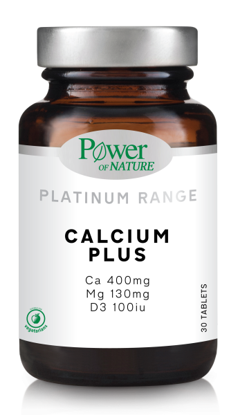 POWER OF NATURE Platinum Range Calcium Plus 30Tabs