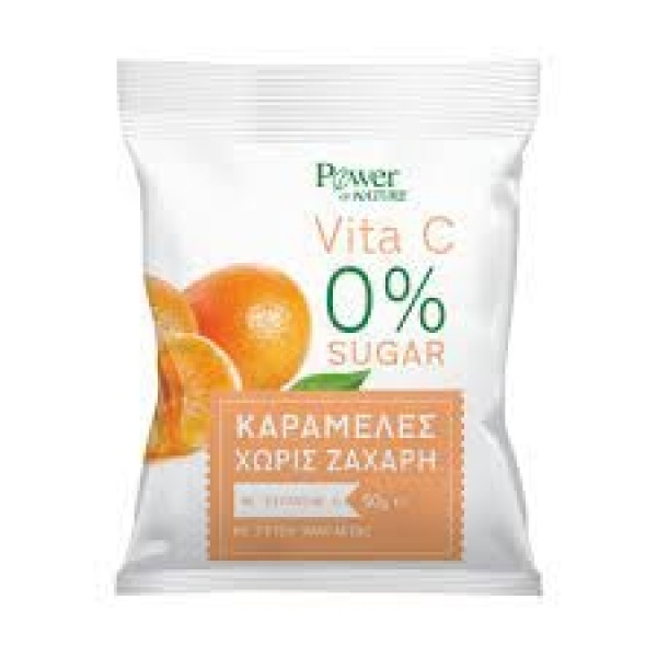 POWER HEALTH Vita C 0% sugar Καραμέλες 50g