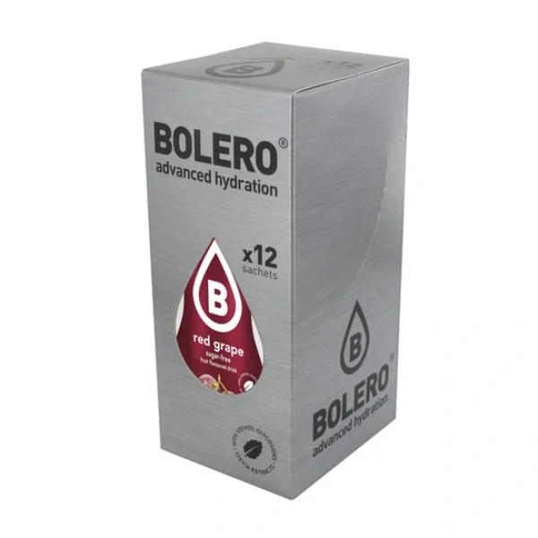 BOLERO RED GRAPE - Χυμός Σε Σκόνη για 1,5LT (Κουτί των 12) 9gr