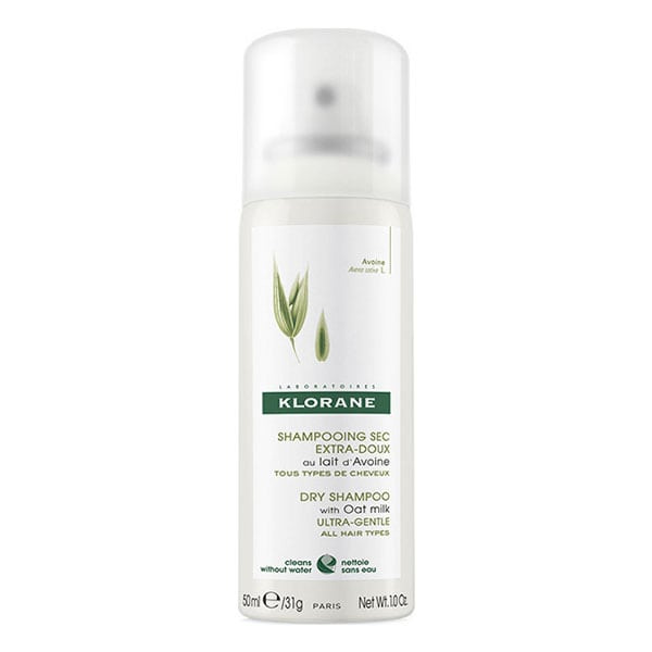 KLORANE Dry Shampoo- Ξηρό Σαμπουάν με Βρώμη για Όλους τους Τύπους Μαλλιών, 50ml