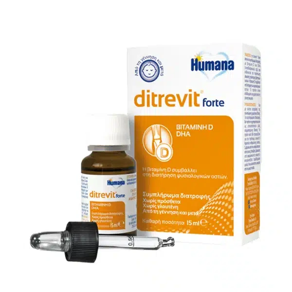 Humana Ditrevit Forte Βιταμίνη D &amp DHA 15ml