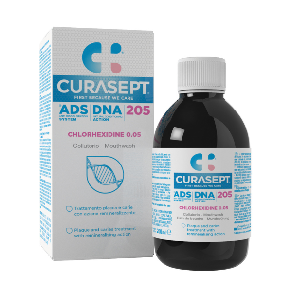 CURASEPT ADS DNA 205 -0,05% CHX ΣΤΟΜ. ΔΙΑΛΥΜΑ 200ML