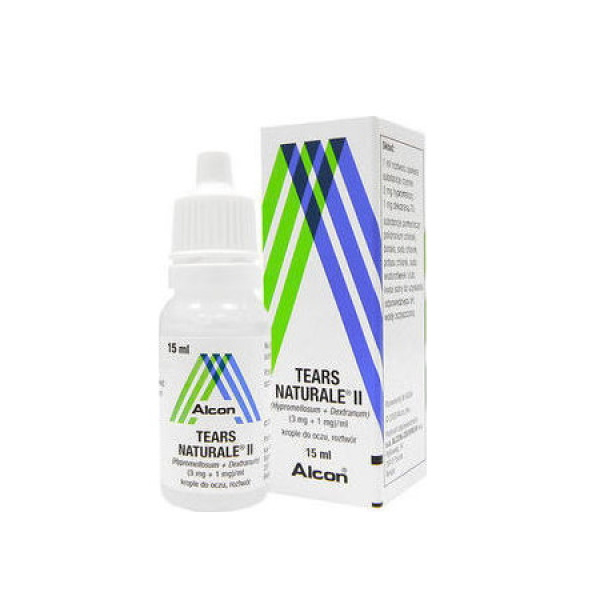 ALCON Tears Naturale II Οφθαλμικές Σταγόνες σε Διάλυμα, 15 ml