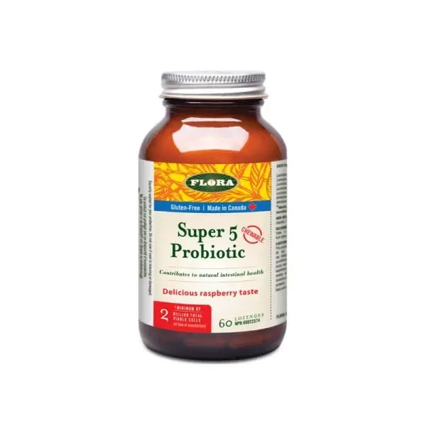 MEDMELON Flora-Super 5 Probiotic, 60 μασώμενα δισκία